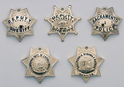 officer badge pendants